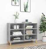 VidaXL Dressoir 103,5x35x70 cm spaanplaat betongrijs
