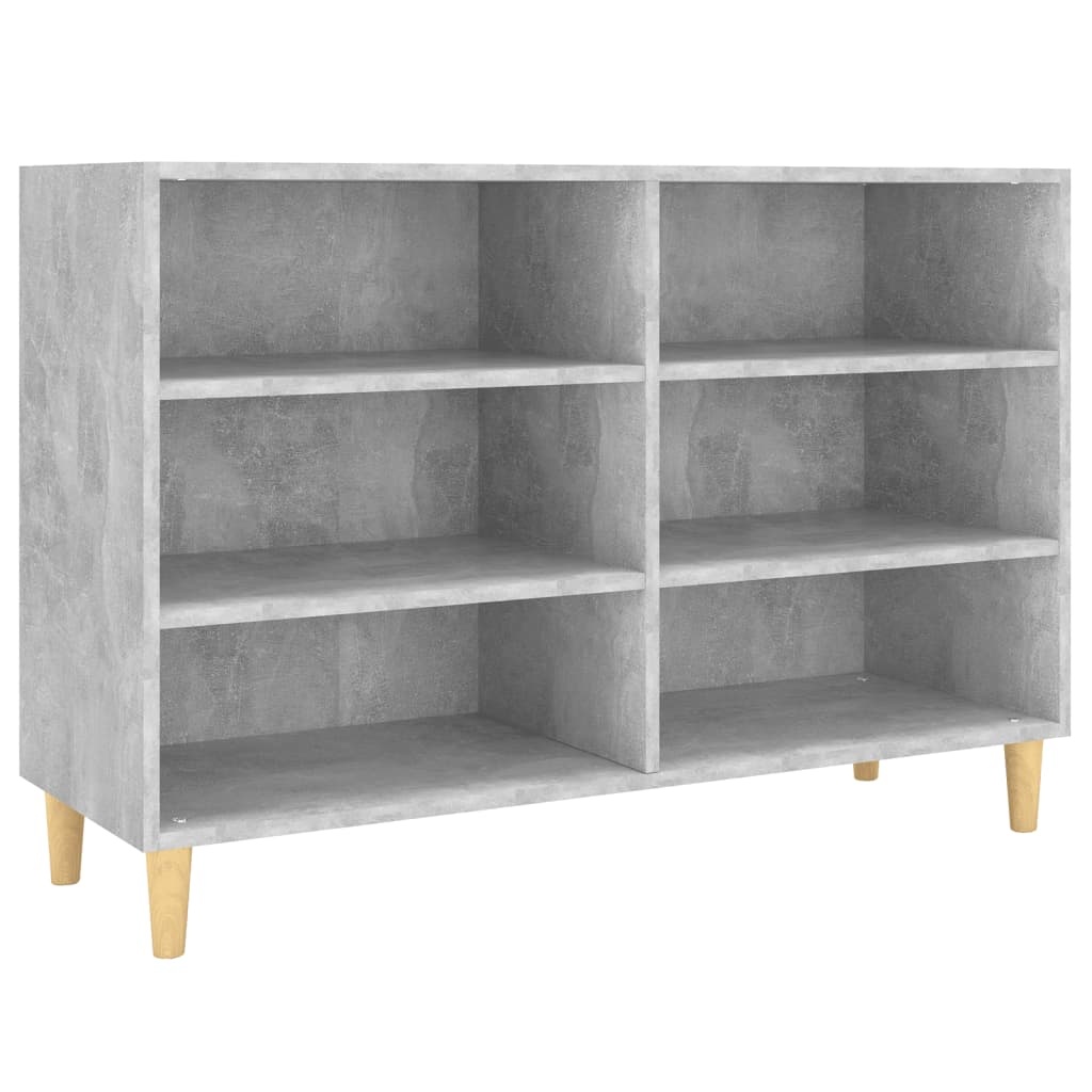 VidaXL Dressoir 103,5x35x70 cm spaanplaat betongrijs