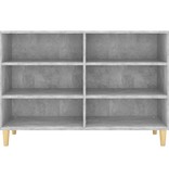 VidaXL Dressoir 103,5x35x70 cm spaanplaat betongrijs