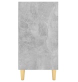 VidaXL Dressoir 103,5x35x70 cm spaanplaat betongrijs