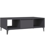VidaXL Salontafel 103,5x60x35 cm spaanplaat grijs