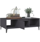 VidaXL Salontafel 103,5x60x35 cm spaanplaat grijs