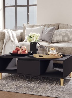 VidaXL Salontafel 103,5x60x35 cm spaanplaat grijs