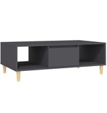 VidaXL Salontafel 103,5x60x35 cm spaanplaat grijs