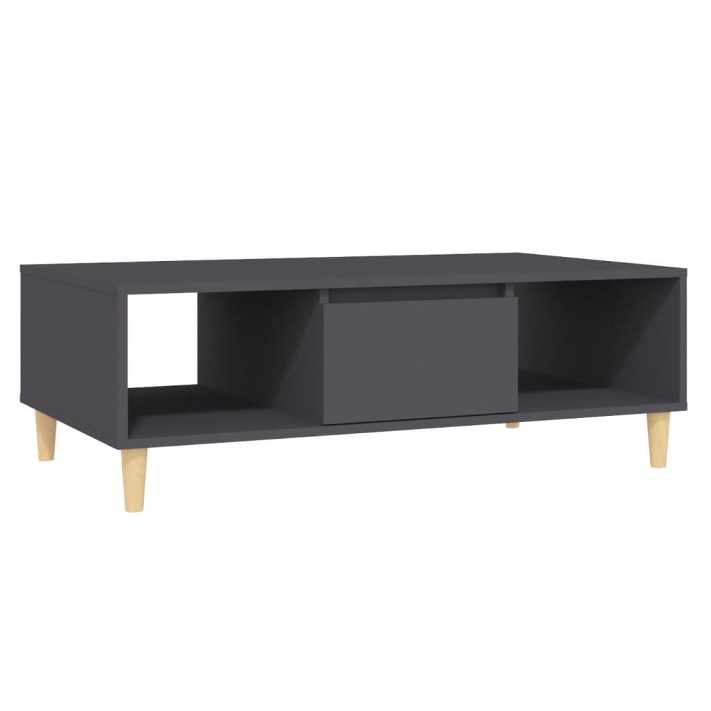 VidaXL Salontafel 103,5x60x35 cm spaanplaat grijs
