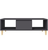 VidaXL Salontafel 103,5x60x35 cm spaanplaat grijs