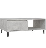 VidaXL Salontafel 90x60x35 cm spaanplaat betongrijs