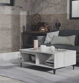 VidaXL Salontafel 90x60x35 cm spaanplaat betongrijs