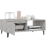 VidaXL Salontafel 90x60x35 cm spaanplaat betongrijs