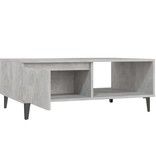 VidaXL Salontafel 90x60x35 cm spaanplaat betongrijs