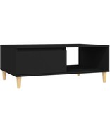 VidaXL Salontafel 90x60x35 cm spaanplaat zwart