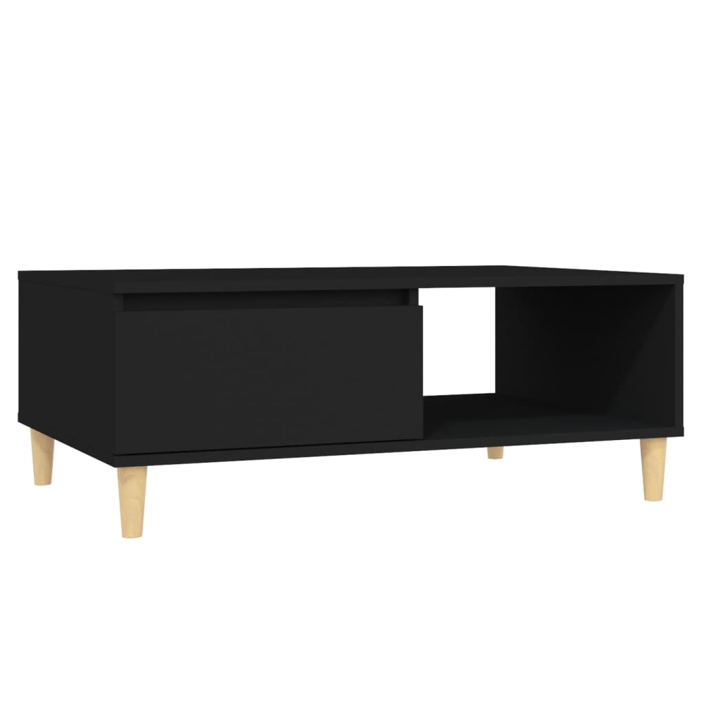 VidaXL Salontafel 90x60x35 cm spaanplaat zwart