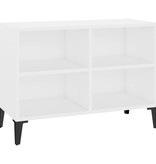 VidaXL Tv-meubel met metalen poten 69,5x30x50 cm wit