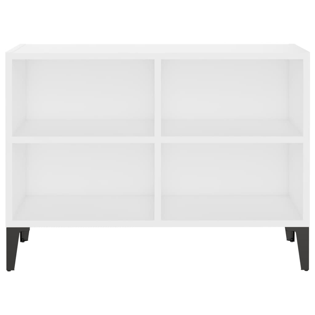 VidaXL Tv-meubel met metalen poten 69,5x30x50 cm wit