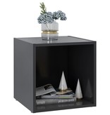 VidaXL Tv-meubelen 2 st 37x35x37 cm spaanplaat grijs