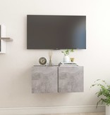 VidaXL Tv-hangmeubel 60x30x30 cm betongrijs