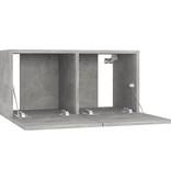 VidaXL Tv-hangmeubel 60x30x30 cm betongrijs