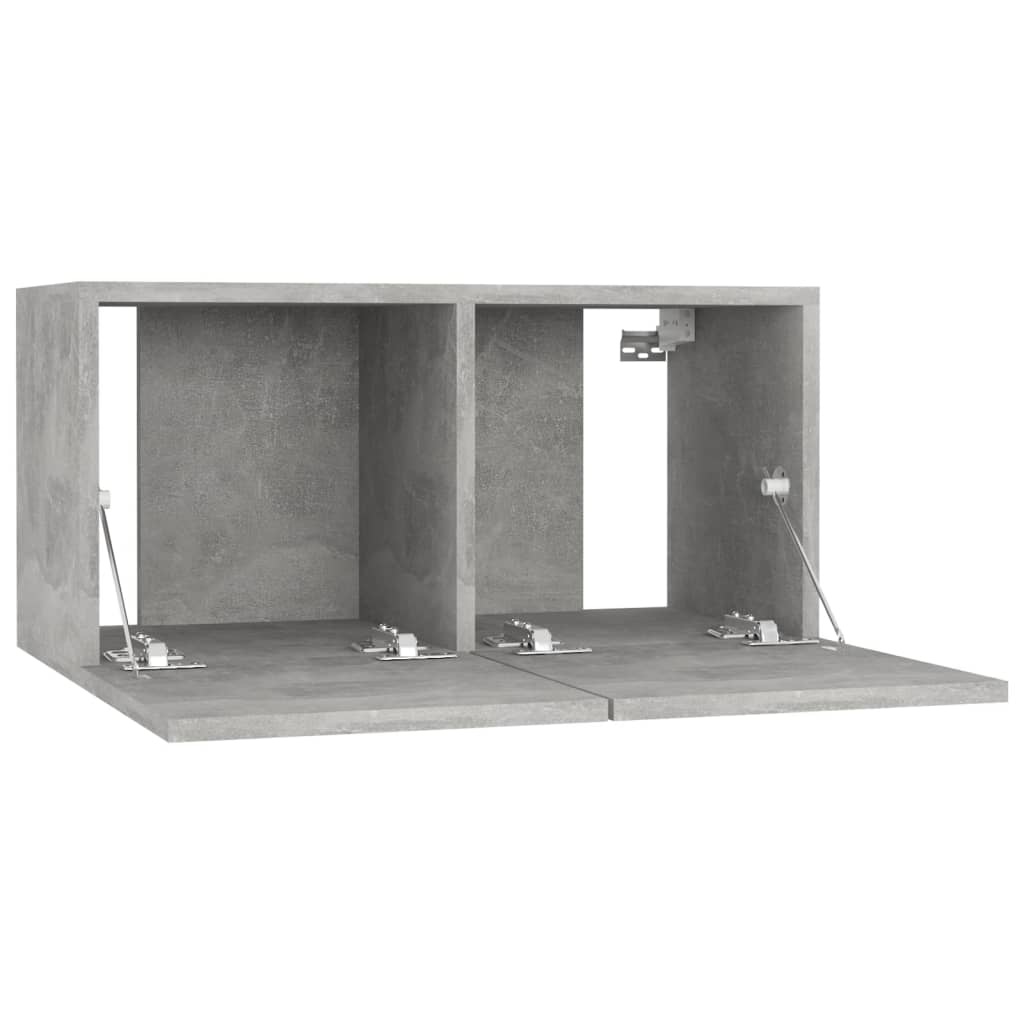 VidaXL Tv-hangmeubel 60x30x30 cm betongrijs