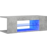 VidaXL Tv-meubel met LED-verlichting 90x39x30 cm betongrijs