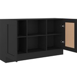 VidaXL Dressoir 120x30,5x70 cm spaanplaat zwart