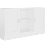 vidaXL Dressoir 120x30,5x70 cm spaanplaat wit