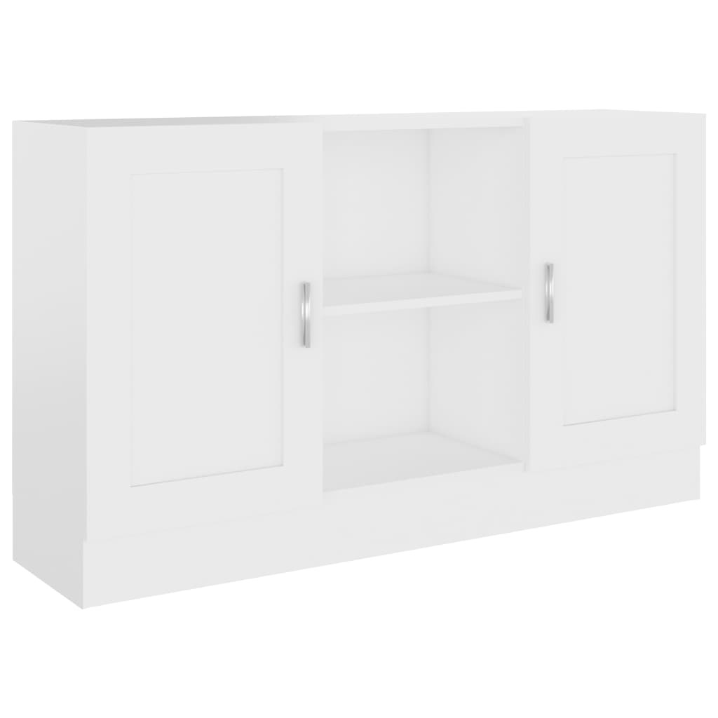 vidaXL Dressoir 120x30,5x70 cm spaanplaat wit