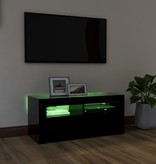 vidaXL Tv-meubel met LED-verlichting 90x35x40 cm zwart