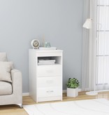 VidaXL Ladekast 40x50x76 cm spaanplaat wit