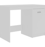 VidaXL Bureau 100x50x76 cm spaanplaat wit