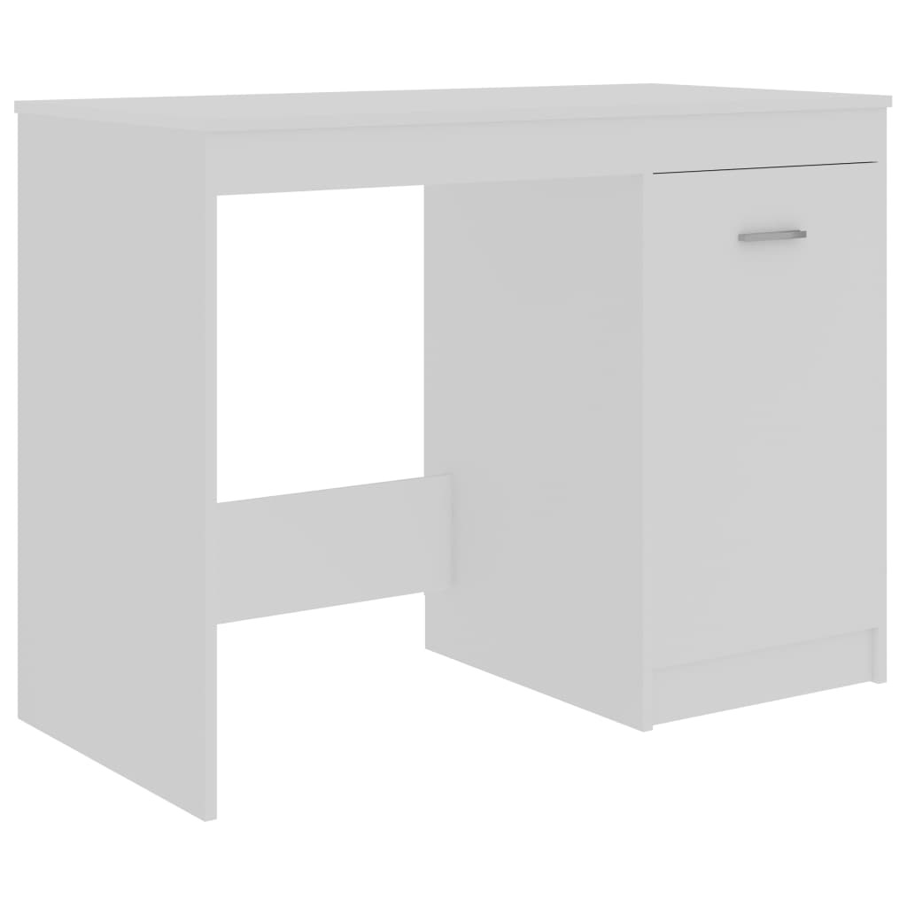 VidaXL Bureau 100x50x76 cm spaanplaat wit
