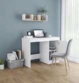 VidaXL Bureau 100x50x76 cm spaanplaat wit