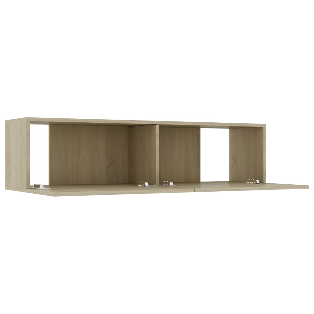 vidaXL Tv-meubel 120x30x30 cm spaanplaat sonoma eikenkleurig