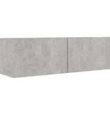 vidaXL Tv-meubel 100x30x30 cm spaanplaat betongrijs