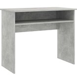 VidaXL Bureau 90x50x74 cm spaanplaat betongrijs