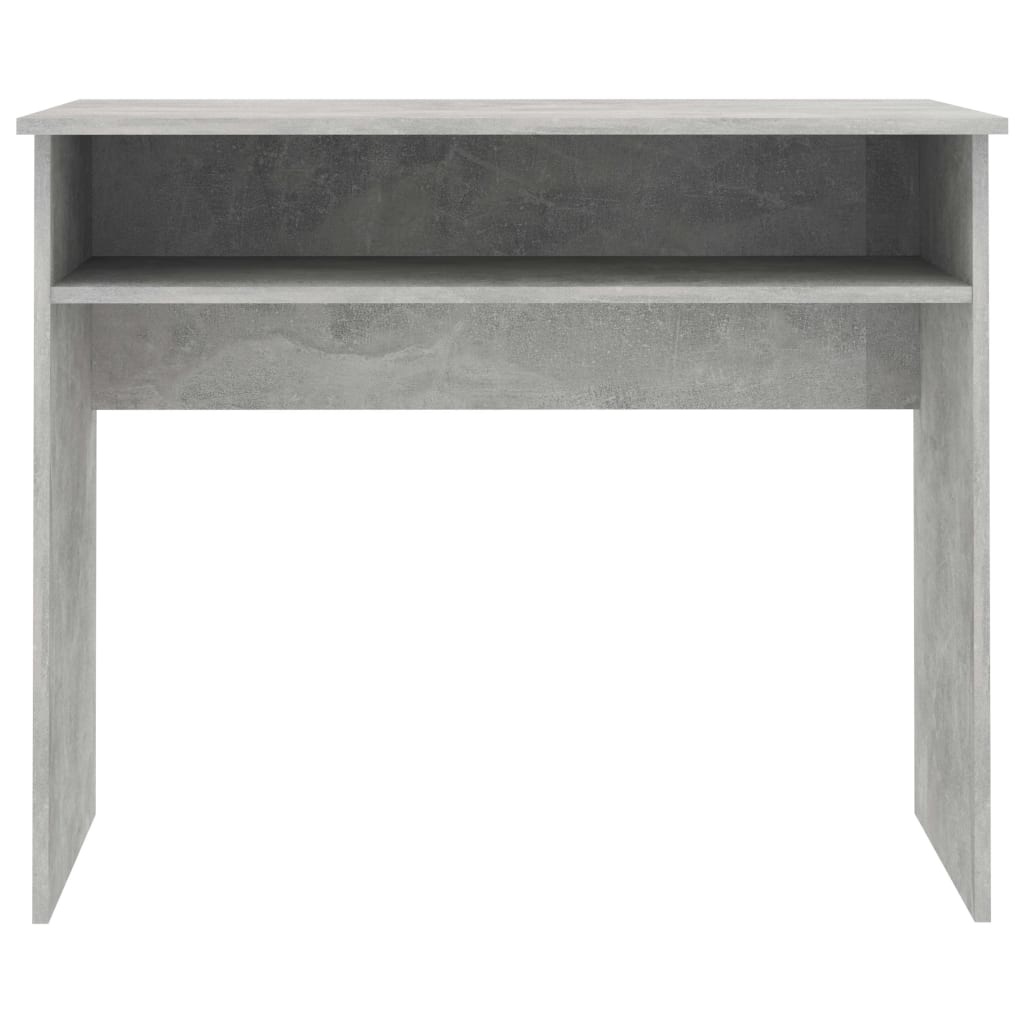 VidaXL Bureau 90x50x74 cm spaanplaat betongrijs