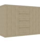 VidaXL Dressoir 88x30x65 cm spaanplaat sonoma eikenkleurig