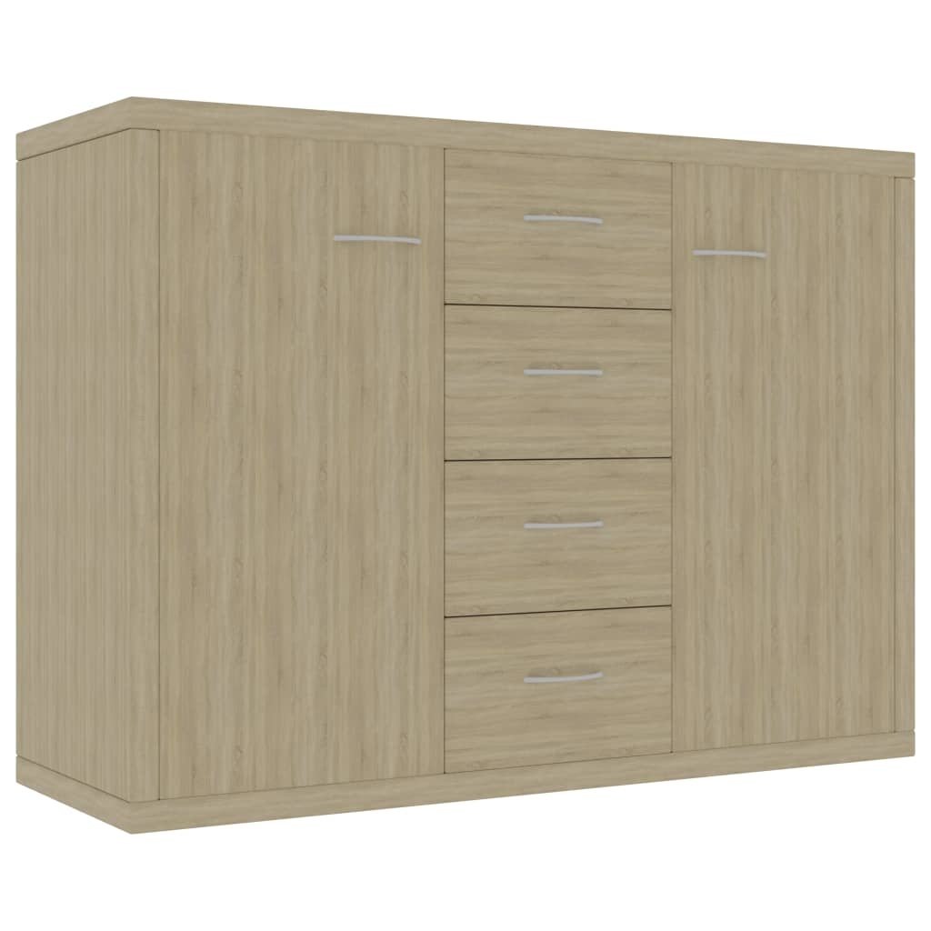 VidaXL Dressoir 88x30x65 cm spaanplaat sonoma eikenkleurig