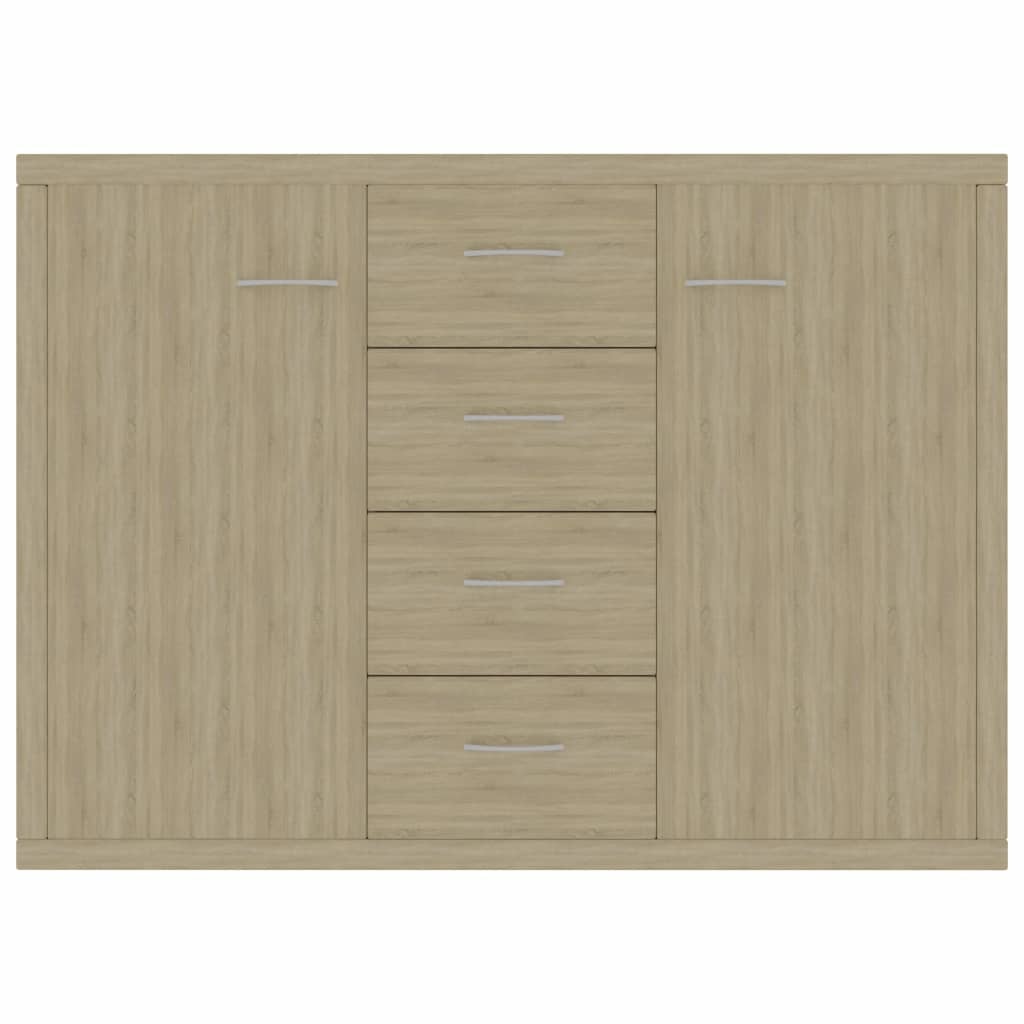 VidaXL Dressoir 88x30x65 cm spaanplaat sonoma eikenkleurig
