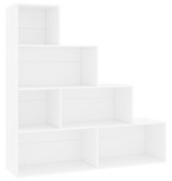 vidaXL Boekenkast/kamerscherm 155x24x160 cm spaanplaat wit