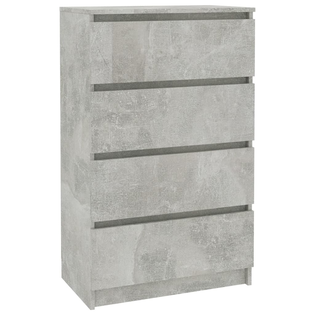 VidaXL Dressoir 60x35x98,5 cm spaanplaat betongrijs