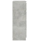 VidaXL Dressoir 60x35x98,5 cm spaanplaat betongrijs
