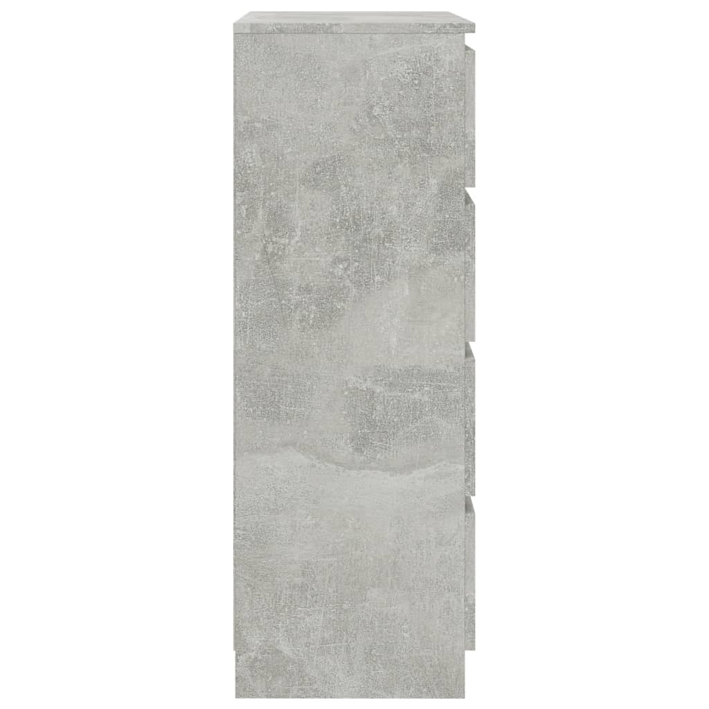 VidaXL Dressoir 60x35x98,5 cm spaanplaat betongrijs