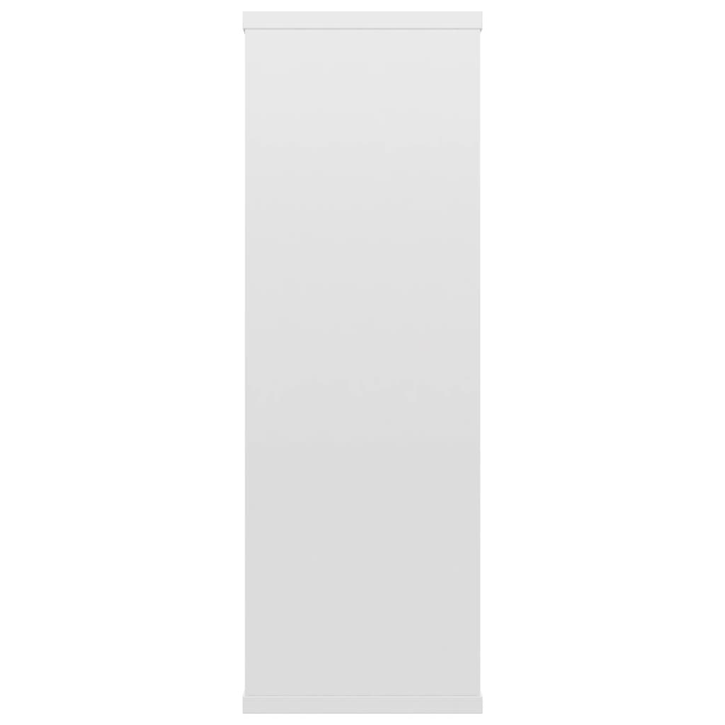 VidaXL Wandschappen 104x24x60 cm spaanplaat hoogglans wit