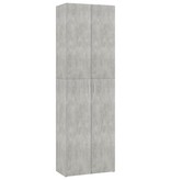 VidaXL Kantoorkast 60x32x190 cm spaanplaat betongrijs