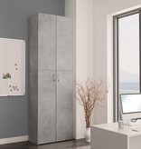 VidaXL Kantoorkast 60x32x190 cm spaanplaat betongrijs