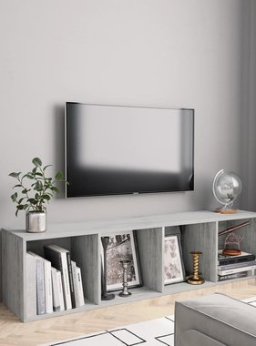 vidaXL Boekenkast/tv-meubel 143x30x36 cm betongrijs