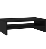 VidaXL Monitorstandaard 42x24x13 cm spaanplaat zwart