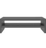 VidaXL Monitorstandaard 42x24x13 cm spaanplaat zwart