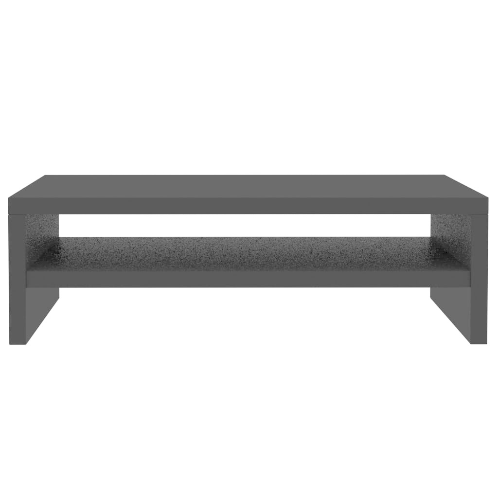 VidaXL Monitorstandaard 42x24x13 cm spaanplaat zwart