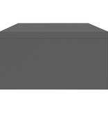 VidaXL Monitorstandaard 42x24x13 cm spaanplaat zwart